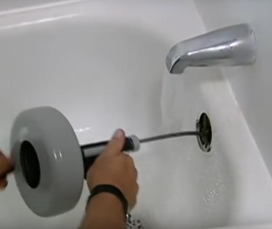How To Snake Out Clogged Bathtub, How To Snake A Bathtub